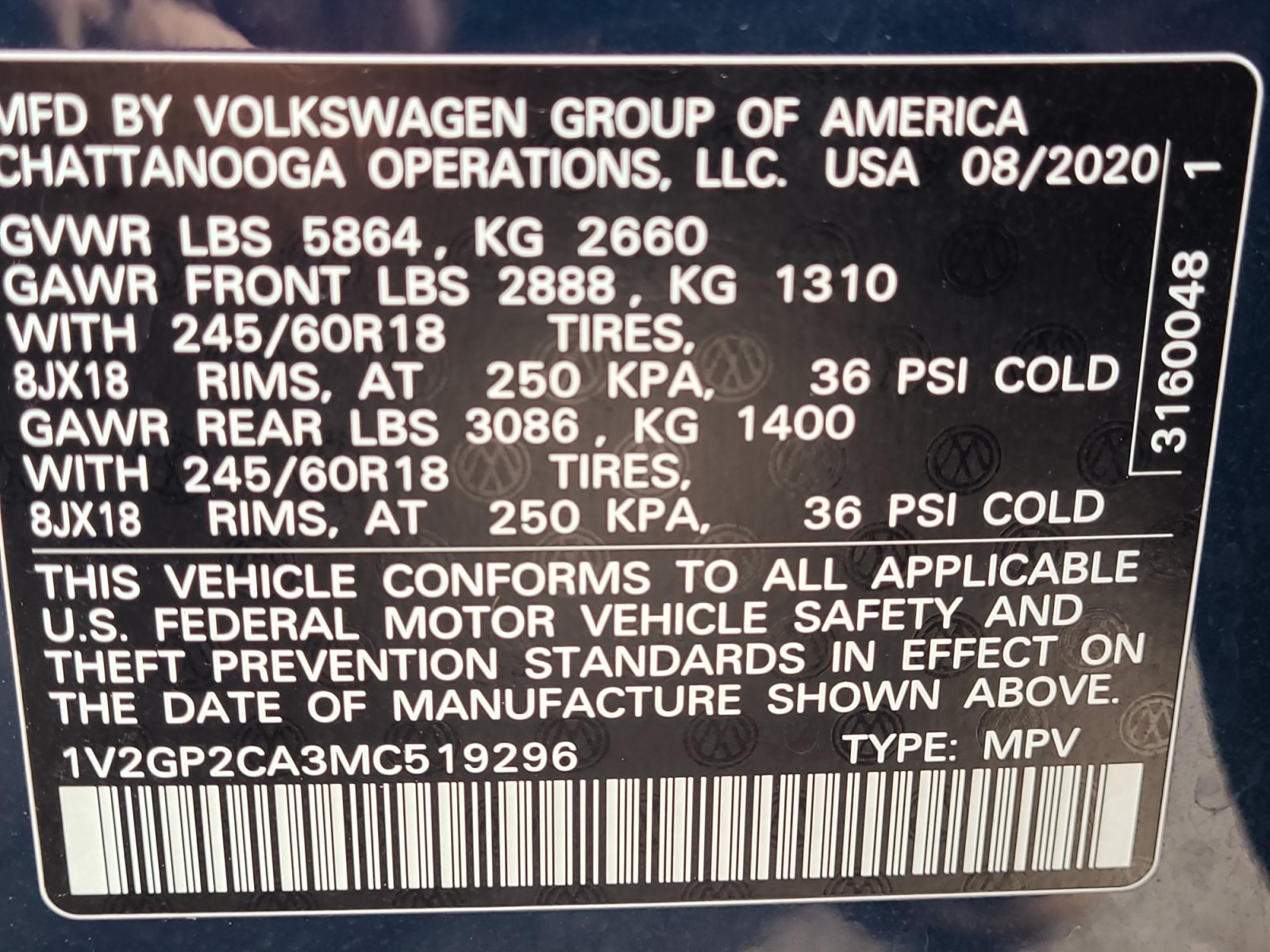 Used 2021 Volkswagen Atlas S AWD/4WD image 34