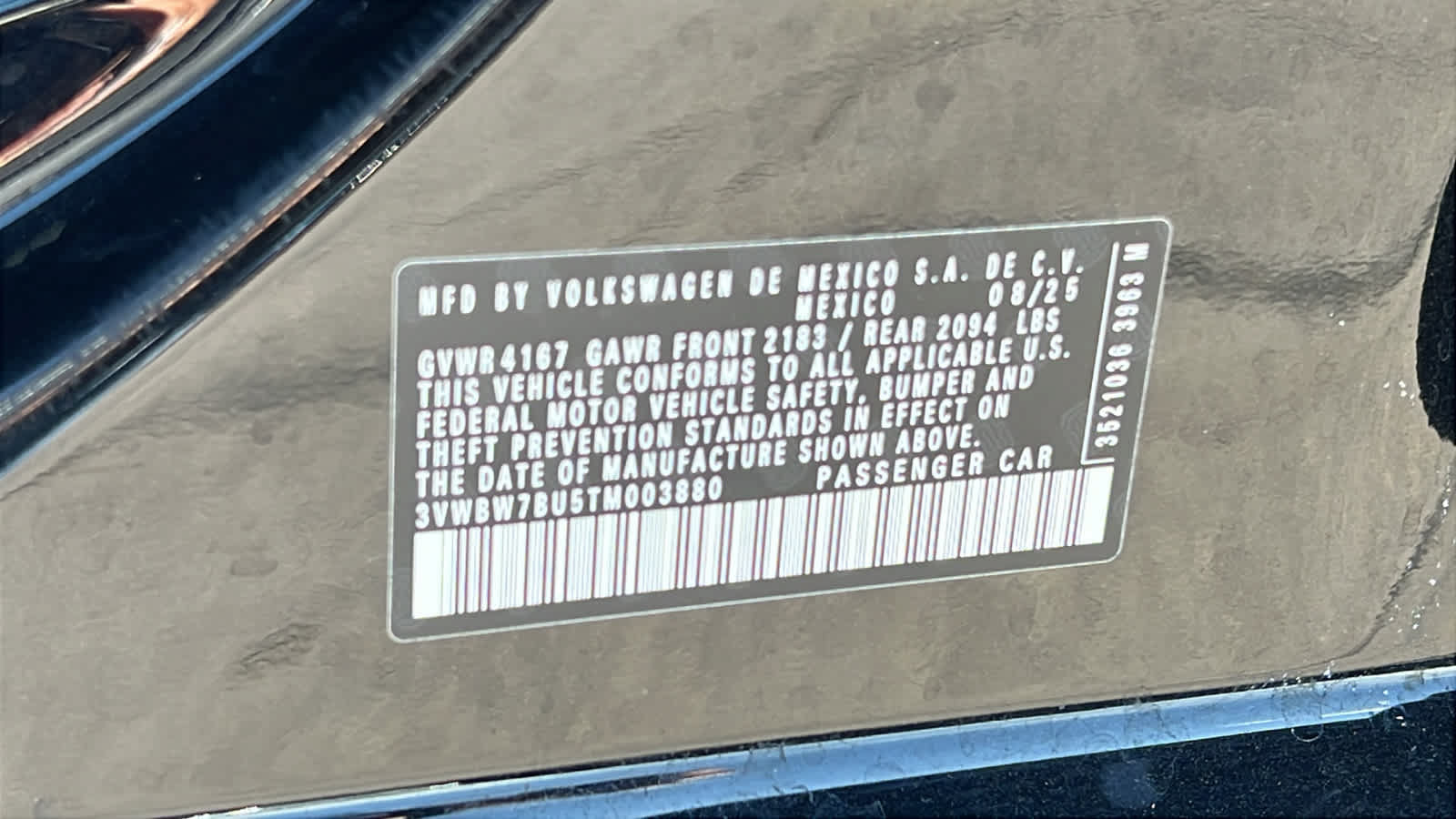 Certified 2026 Volkswagen Jetta Sport FWD image 30