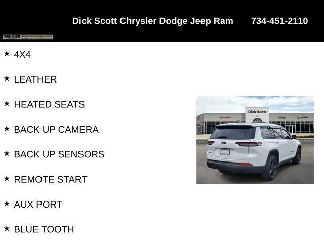 Used 2021 Jeep Grand Cherokee L Laredo AWD/4WD image 8