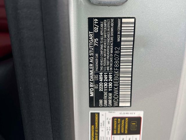 Used 2019 Mercedes-Benz C 300 4MATIC Cabriolet w/ Leather Seating Package image 20