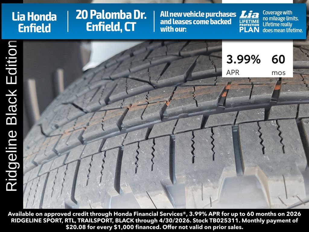 New 2026 Honda Ridgeline Black Edition image 13