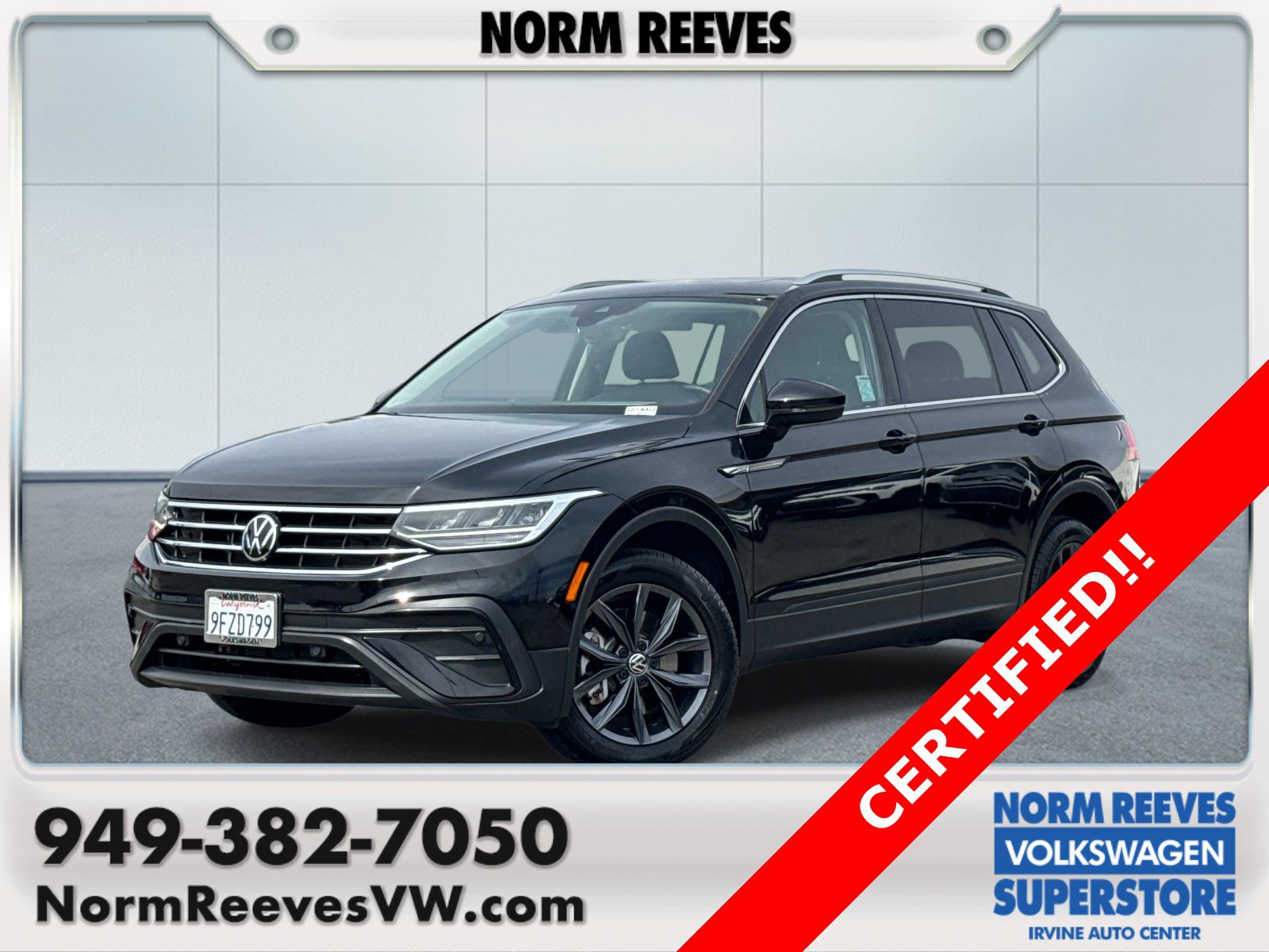 Certified 2023 Volkswagen Tiguan SE w/ Panoramic Sunroof Package image 1
