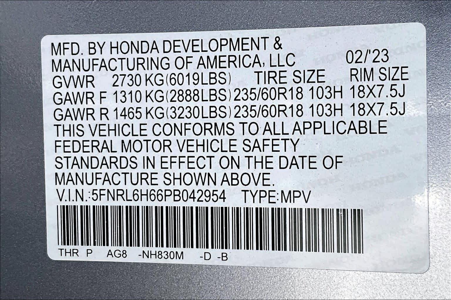Used 2023 Honda Odyssey EX-L image 37