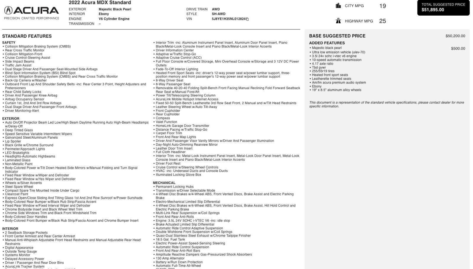 Used 2022 Acura MDX SH-AWD image 5