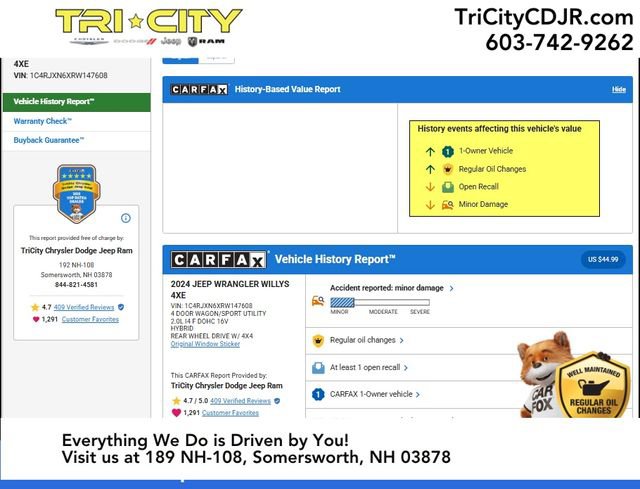 Used 2024 Jeep Wrangler Willys 4xe image 15