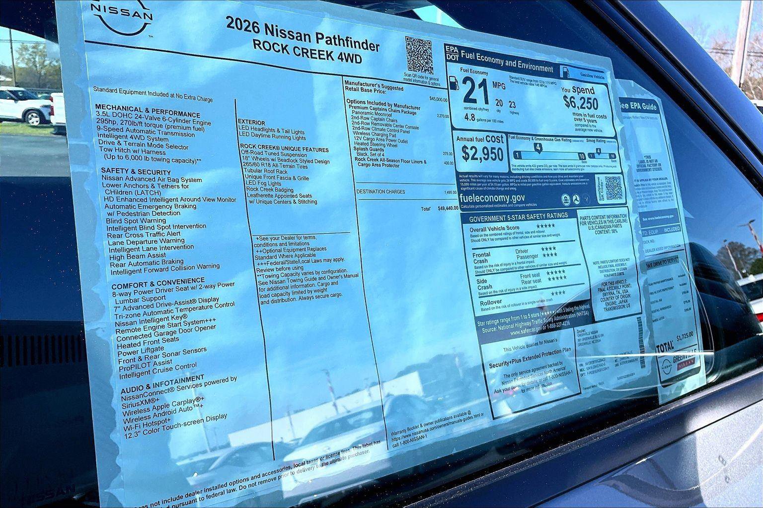 New 2026 Nissan Pathfinder Rock Creek image 15