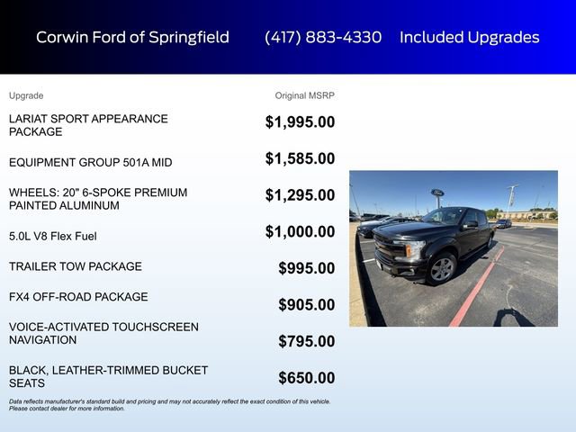 Used 2019 Ford F150 Lariat AWD/4WD image 5