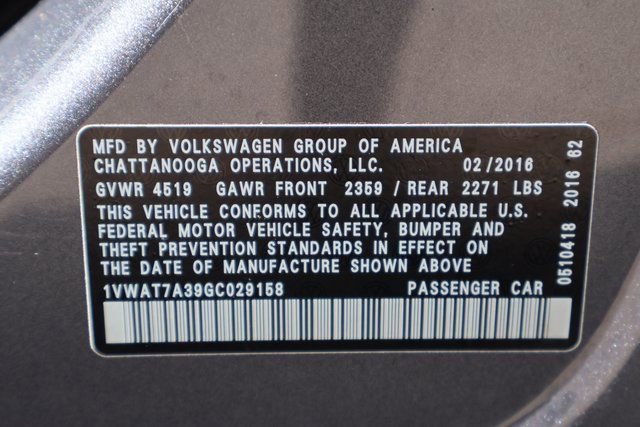 Used 2016 Volkswagen Passat 1.8T S image 26
