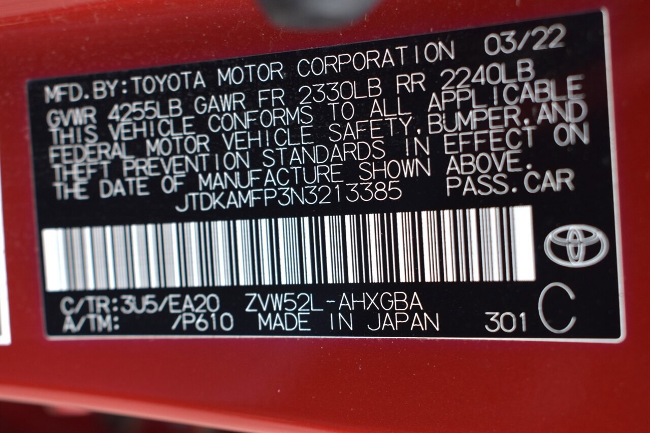 Used 2022 Toyota Prius Prime XLE FWD image 26