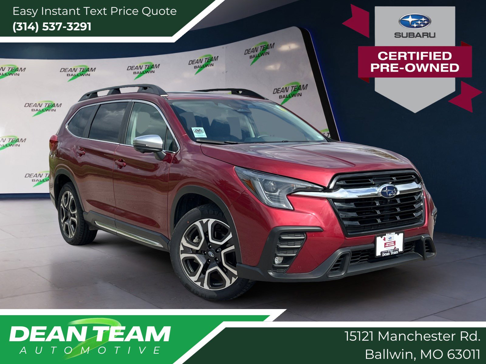 Certified 2023 Subaru Ascent Limited w/ Technology Package AWD/4WD image 1