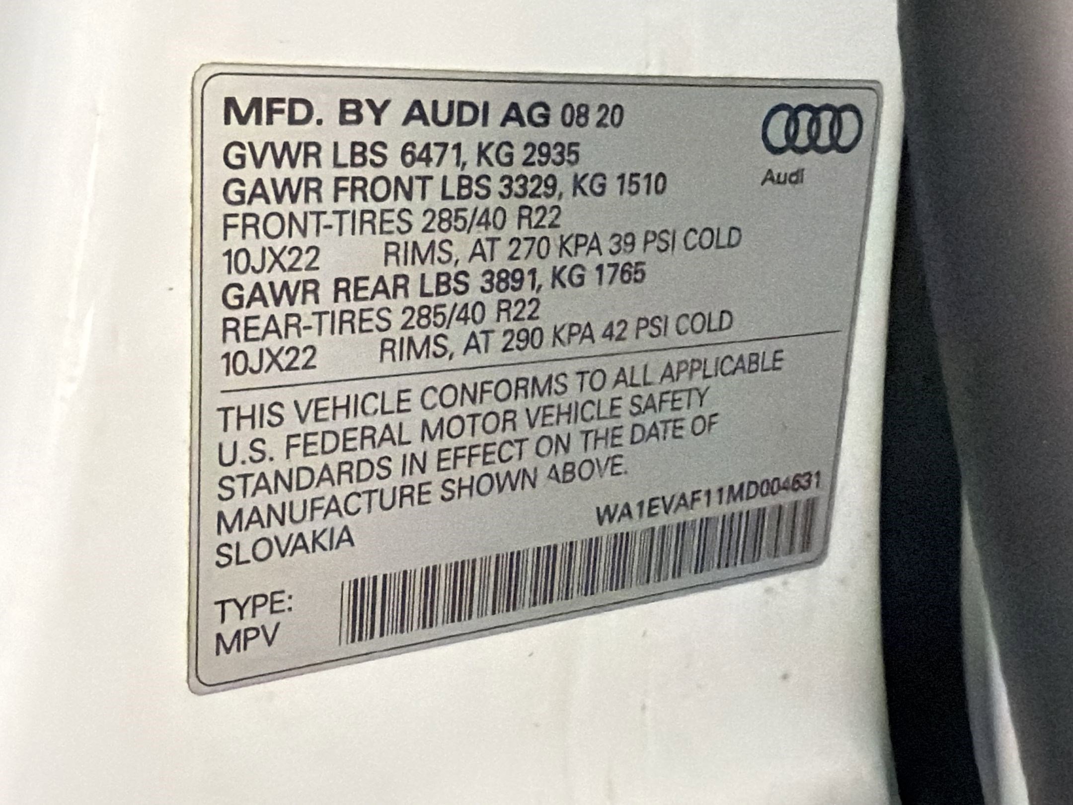 Used 2021 Audi Q8 Premium Plus AWD/4WD image 21