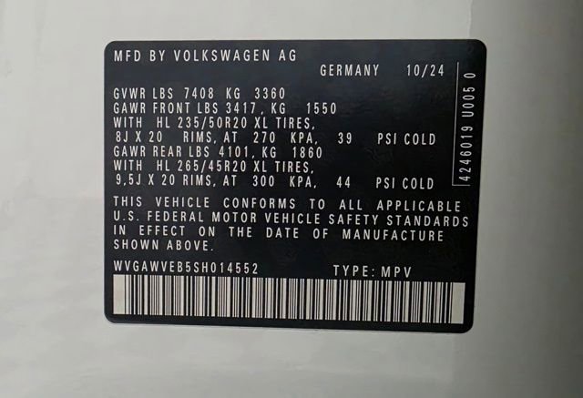 New 2025 Volkswagen ID. Buzz Pro S image 36