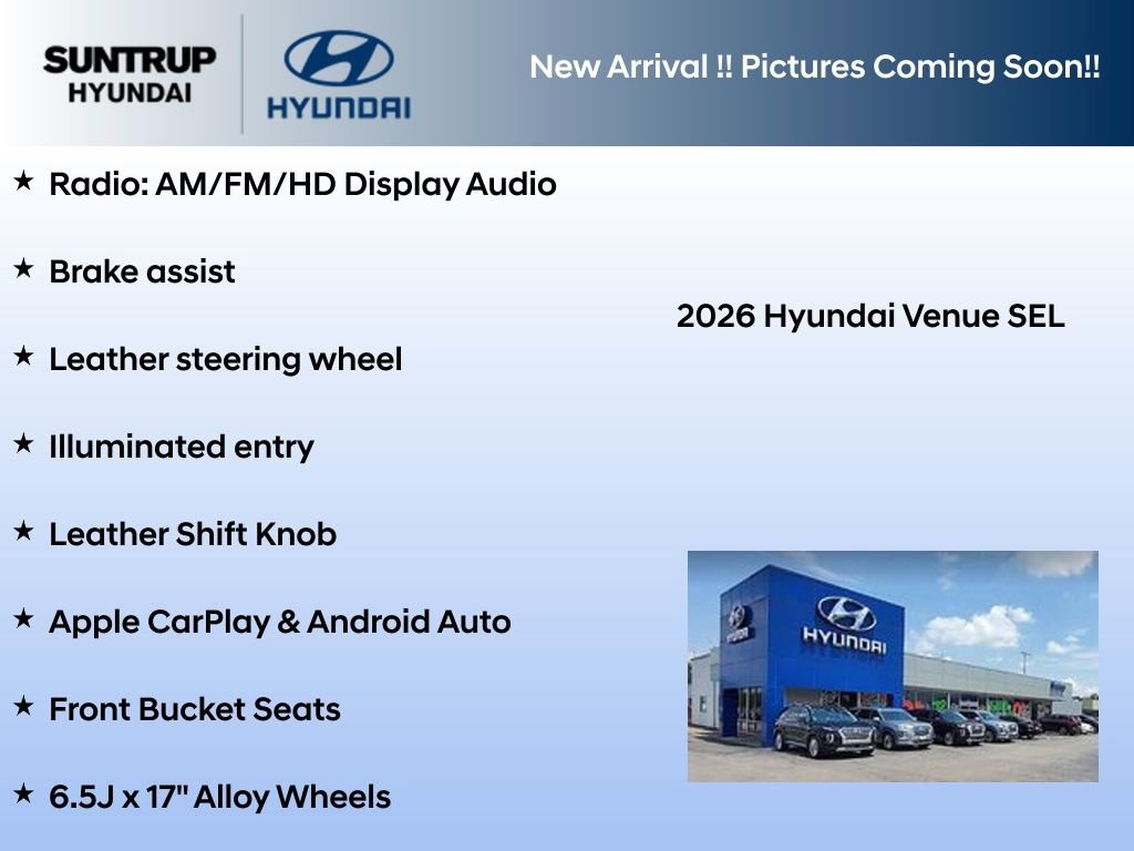 New 2026 Hyundai Venue SEL FWD image 2