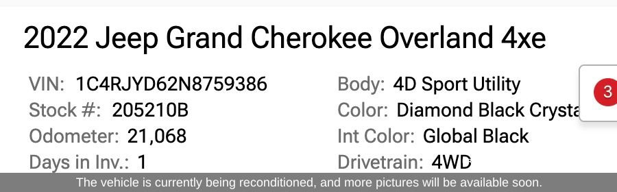 Used 2022 Jeep Grand Cherokee Overland image 19