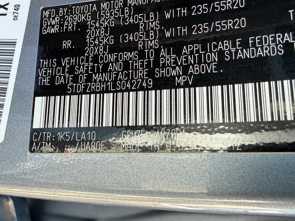 Certified 2020 Toyota Highlander Platinum image 26