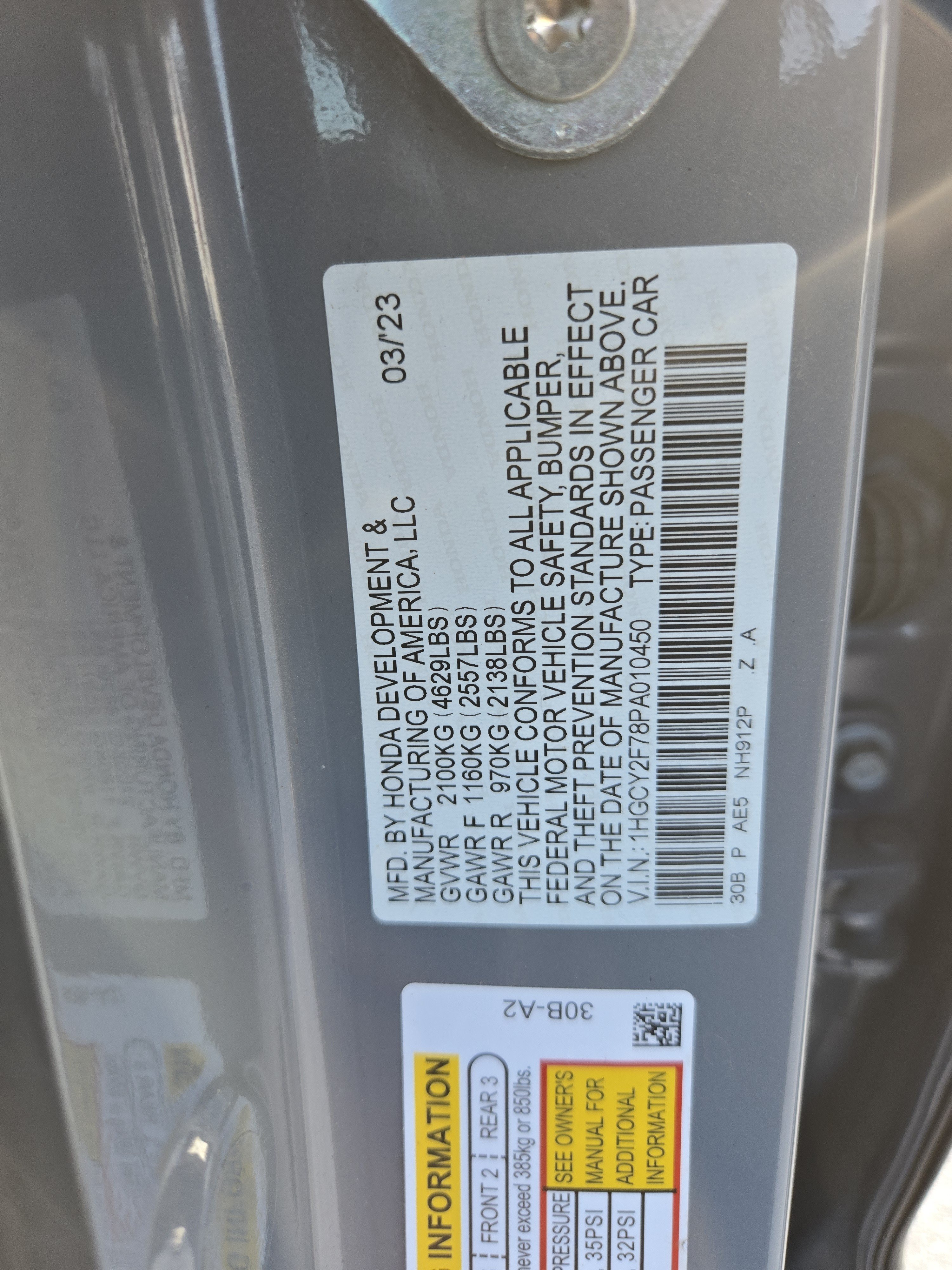 Used 2023 Honda Accord Sport image 30