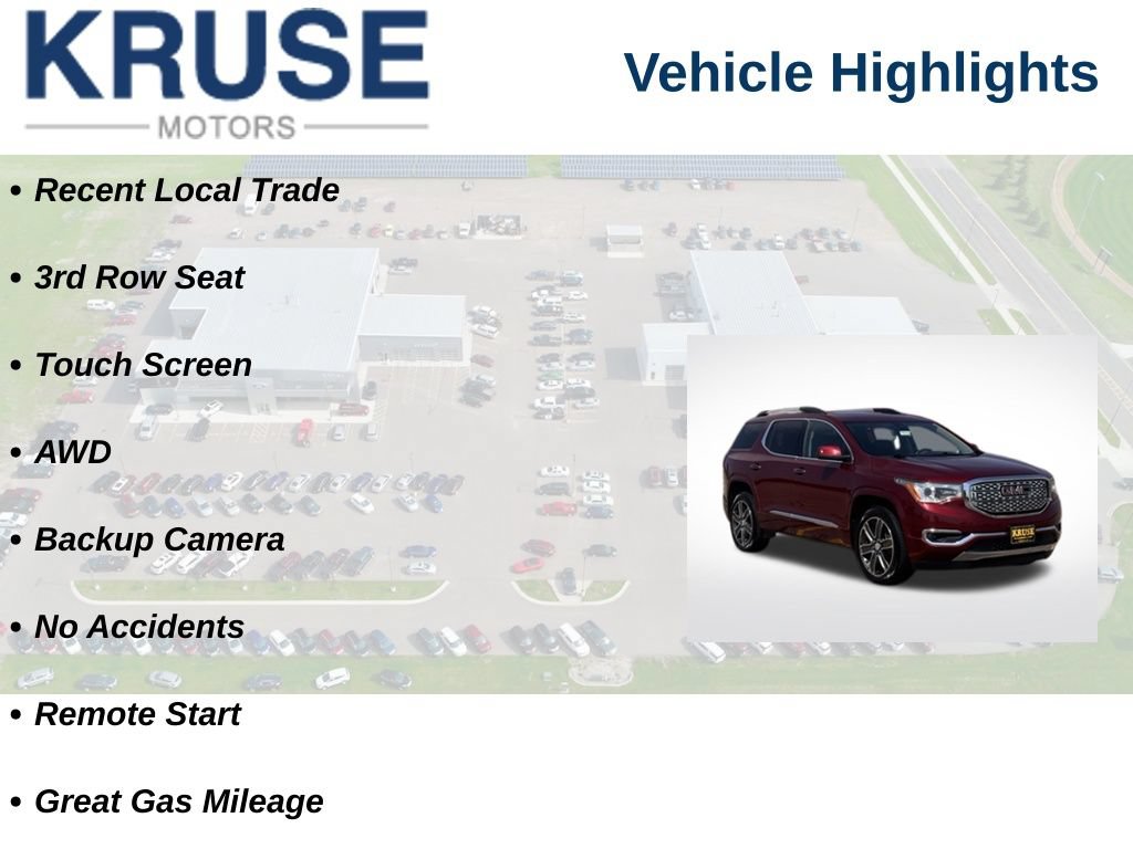 Used 2017 GMC Acadia Denali w/ Technology Package AWD/4WD image 18