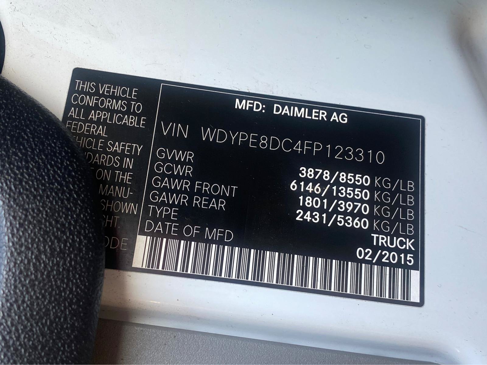 Used 2015 Freightliner Sprinter 2500 RWD image 36