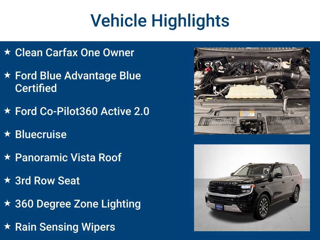 Certified 2025 Ford Expedition Max Platinum AWD/4WD image 3