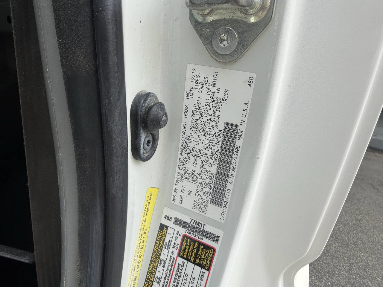 Used 2014 Toyota Tacoma 2WD Regular Cab image 10