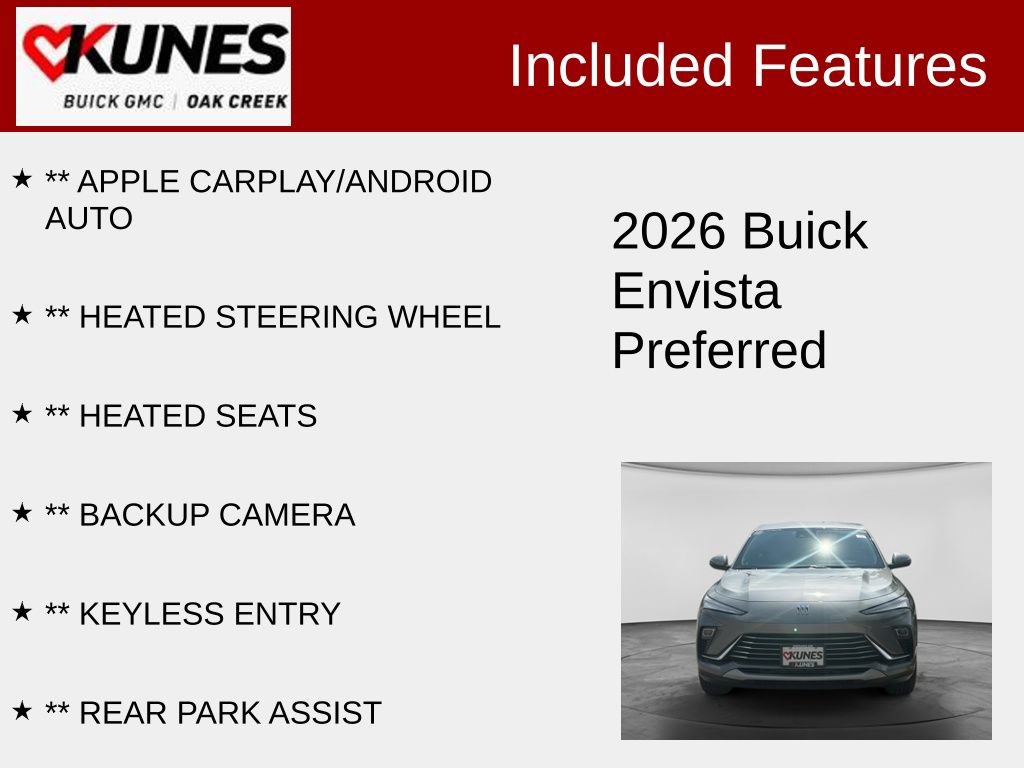 Used 2026 Buick Envista Preferred w/ Convenience I Package FWD image 2