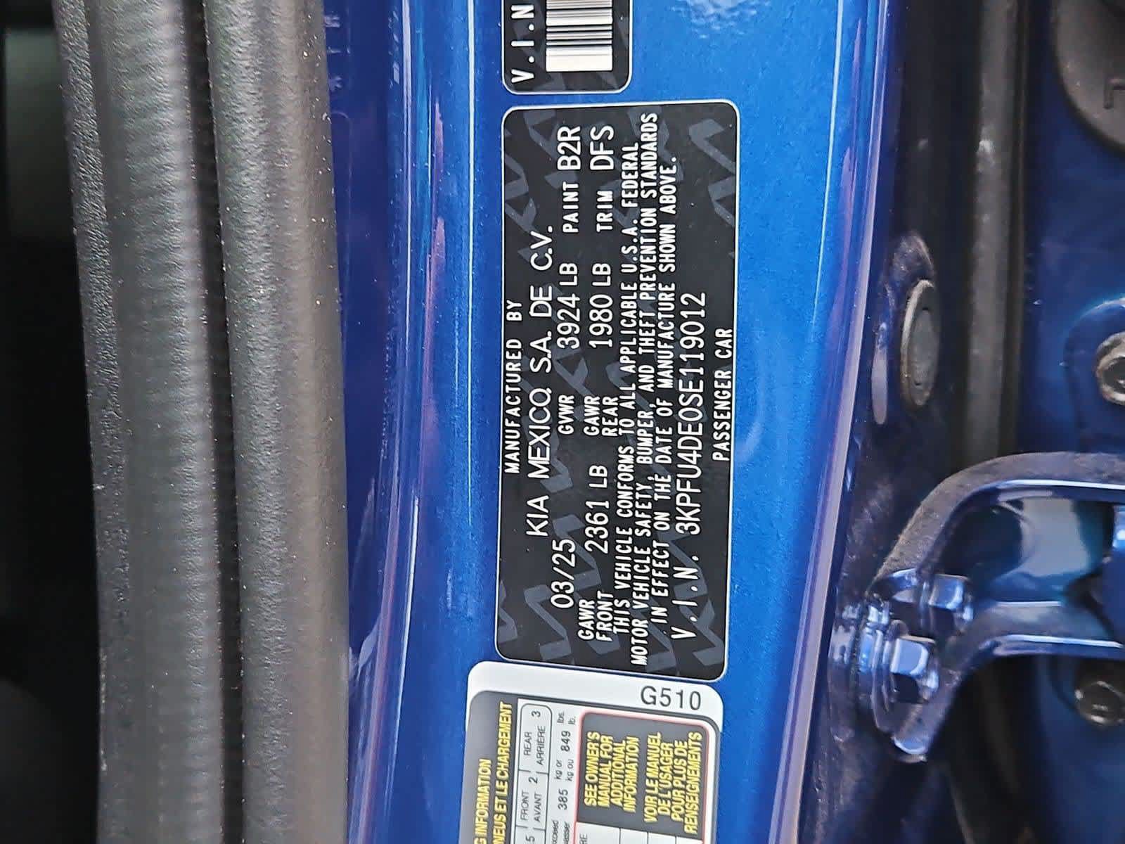 Certified 2025 Kia K4 EX FWD image 34
