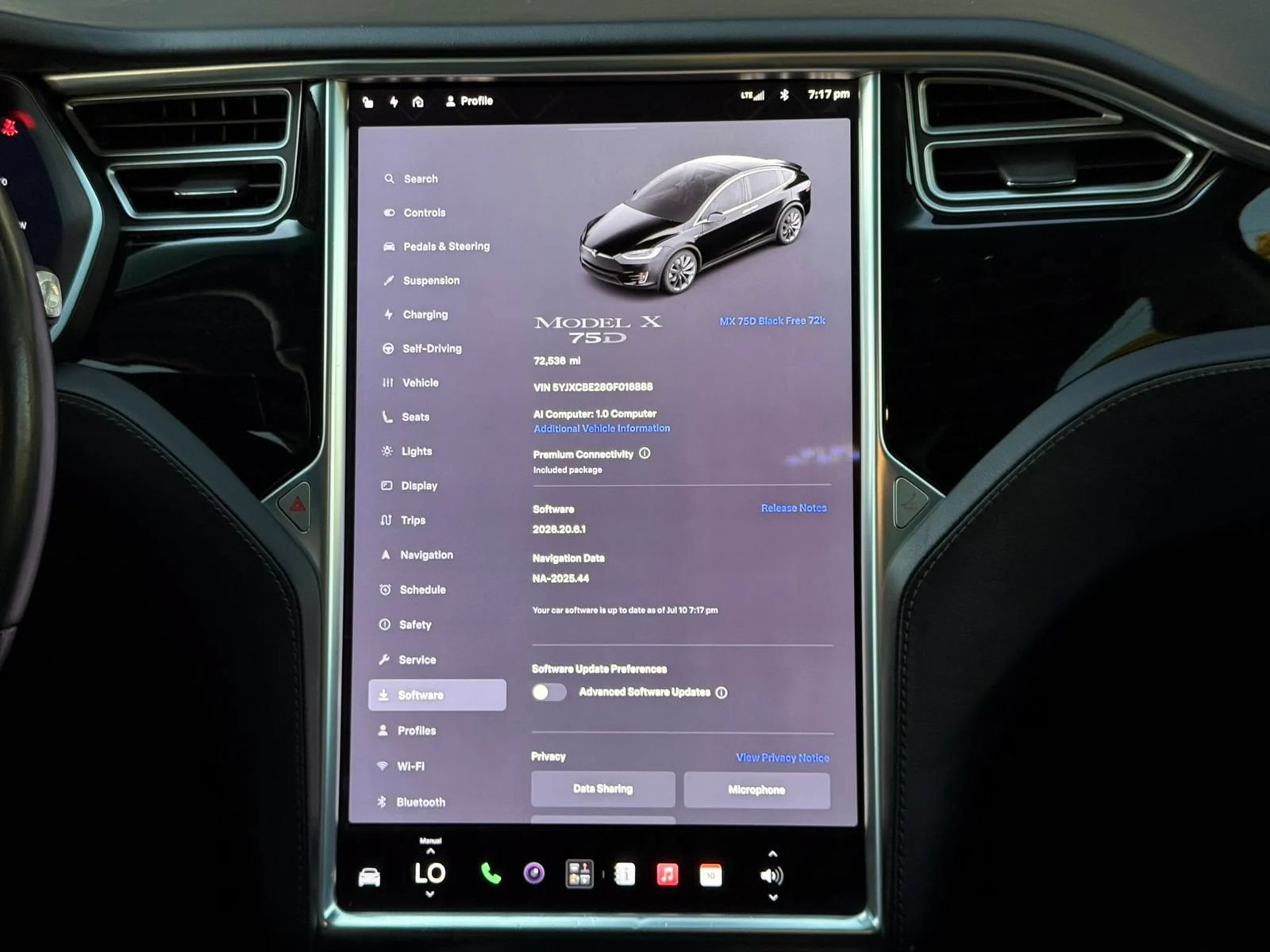 Used 2016 Tesla Model X 75D AWD/4WD image 15