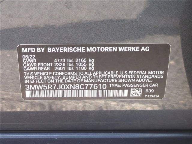 Used 2022 BMW 330i xDrive Sedan w/ Driving Assistance Package AWD/4WD image 27