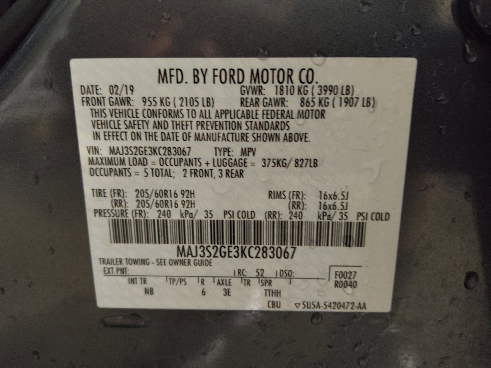 Used 2019 Ford EcoSport SE w/ SE Convenience Package FWD image 33