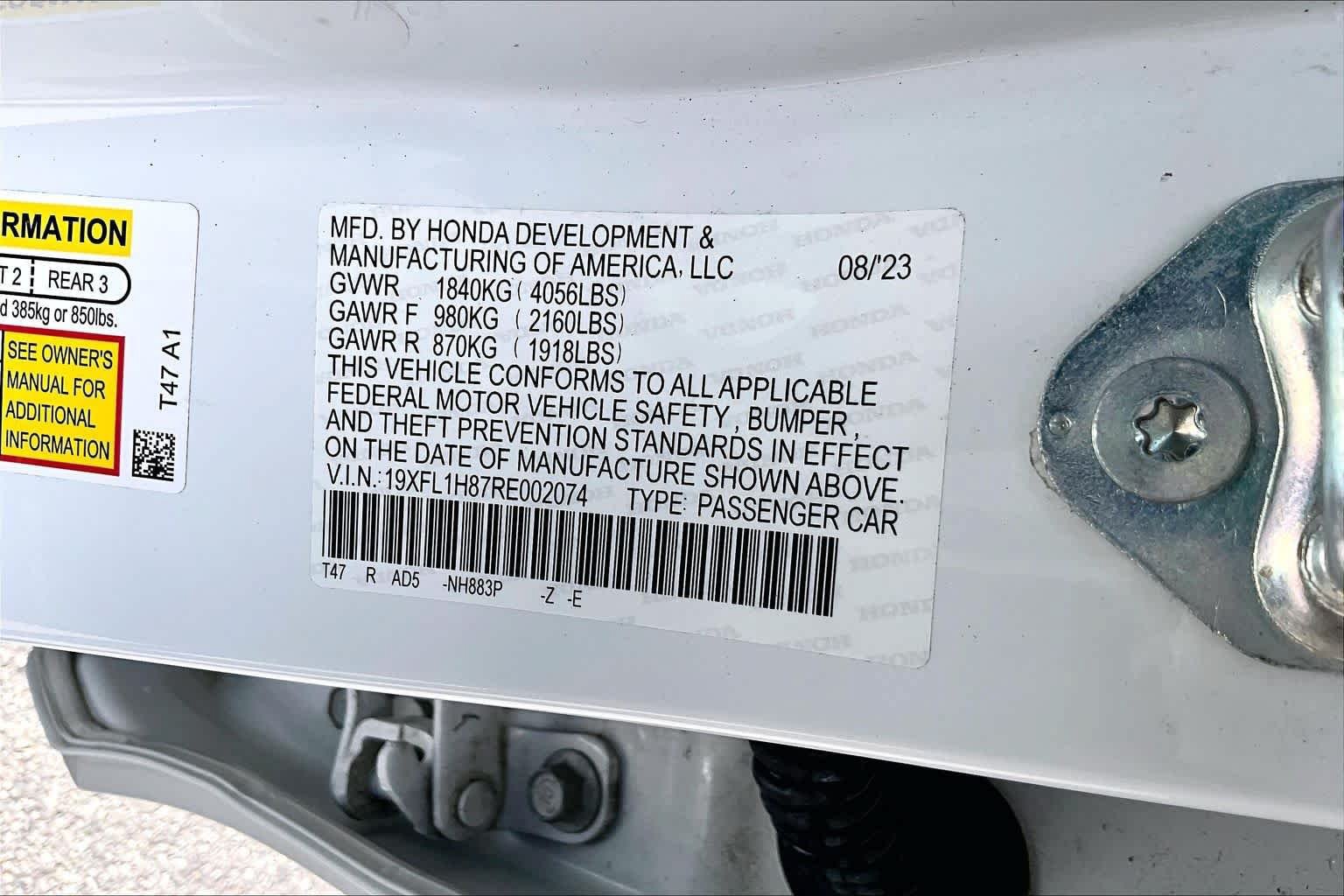 Used 2024 Honda Civic Sport Touring image 33
