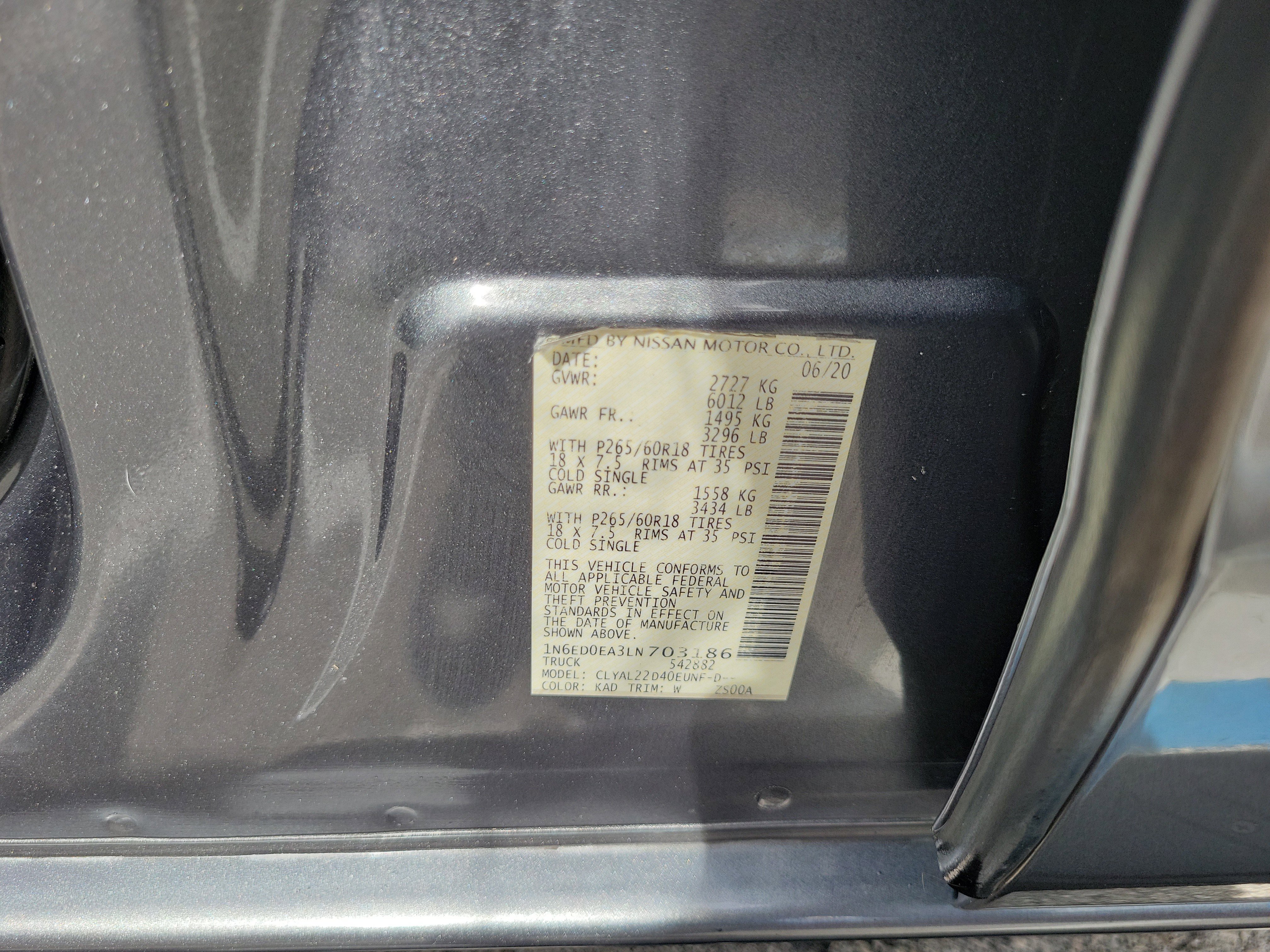 Used 2020 Nissan Frontier SV w/ Midnight Edition Floor Mats RWD image 28