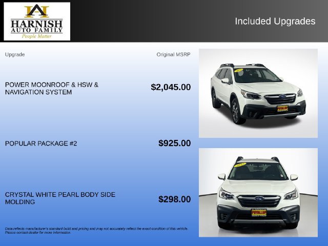 Certified 2022 Subaru Outback Limited w/ Popular Package #2 AWD/4WD image 5