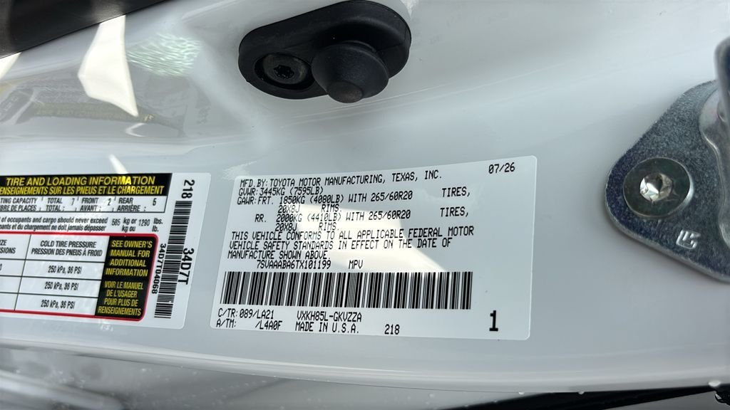 New 2026 Toyota Sequoia Platinum AWD/4WD image 34
