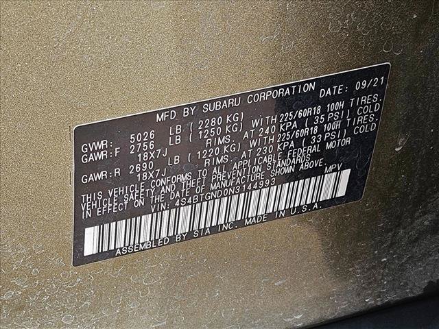 Used 2022 Subaru Outback Limited XT w/ Popular Package #2 AWD/4WD image 22