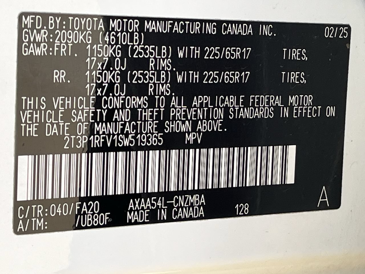 Used 2025 Toyota RAV4 XLE AWD/4WD image 28