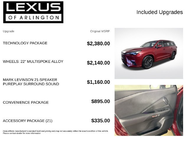 Certified 2026 Lexus TX 350 AWD w/ Technology Package image 4