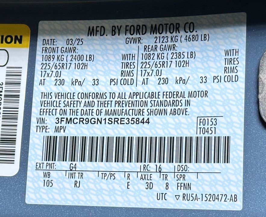 Used 2025 Ford Bronco Sport Heritage w/ Convenience Package image 42