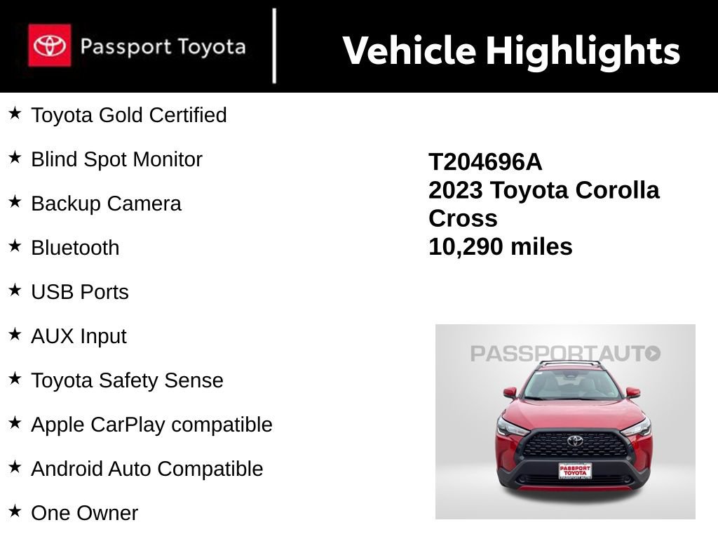 Certified 2023 Toyota Corolla Cross LE image 14