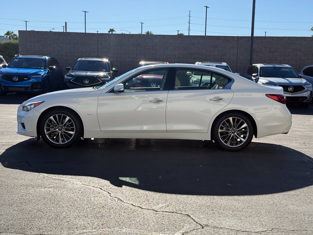 Used 2020 INFINITI Q50 Luxe w/ Essential Package (3.0T Luxe) RWD image 9