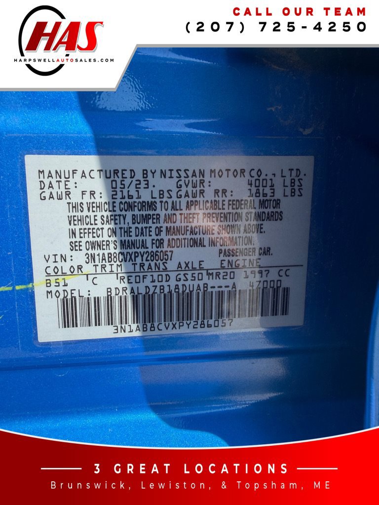 Used 2023 Nissan Sentra SV w/ SV Premium Package FWD image 17