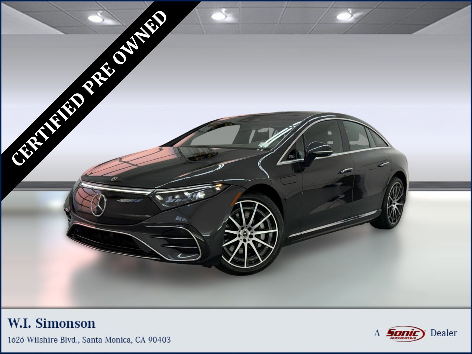 Certified 2023 Mercedes-Benz EQS 580 4MATIC Sedan image 1