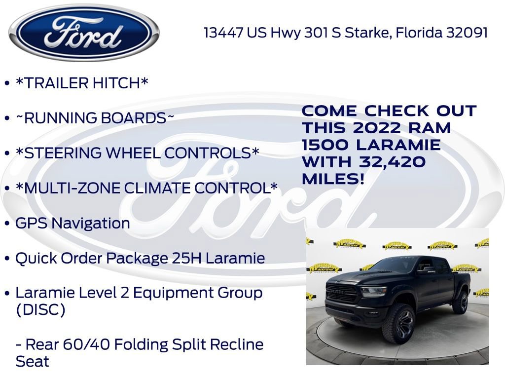 Used 2022 RAM 1500 Laramie AWD/4WD image 15