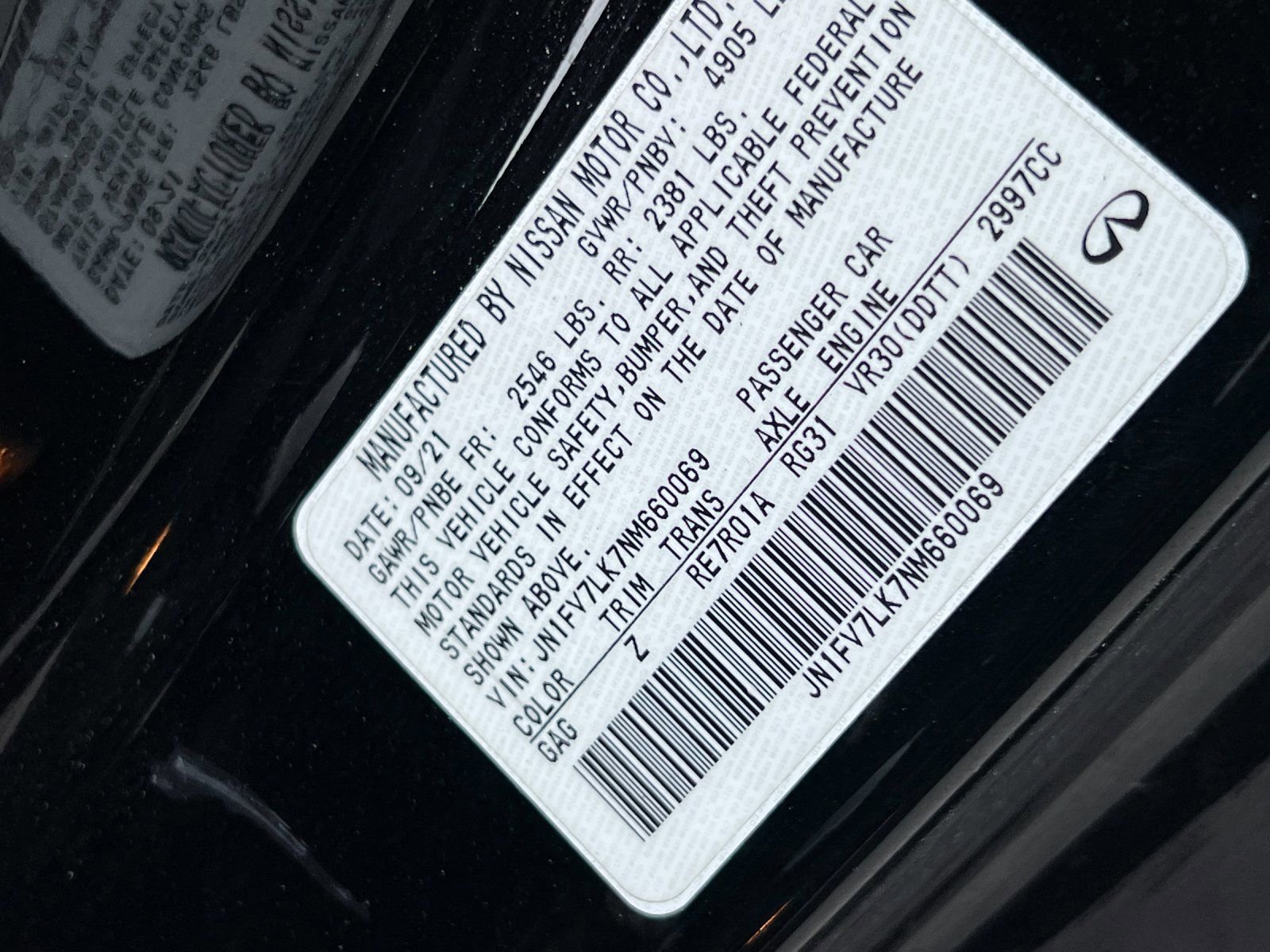 Used 2022 INFINITI Q60 Red Sport 400 w/ Carbon Fiber Package image 29