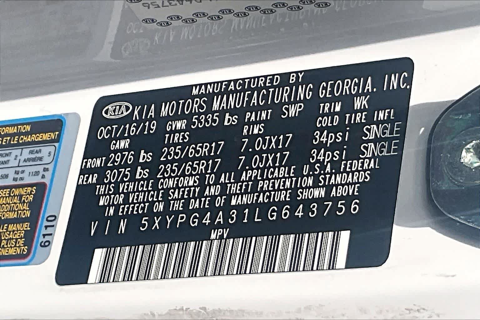 Used 2020 Kia Sorento L FWD image 19