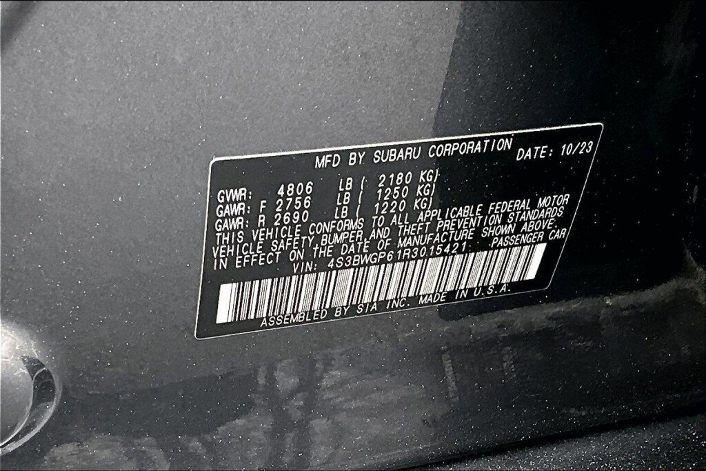 Certified 2024 Subaru Legacy Touring XT image 20