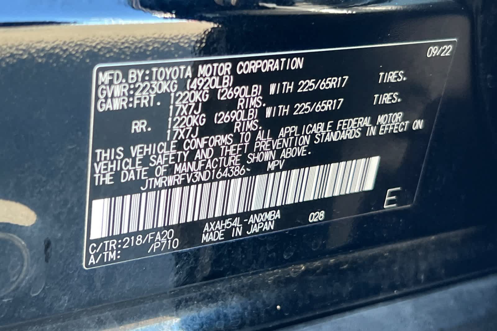 Certified 2022 Toyota RAV4 XLE AWD/4WD image 34