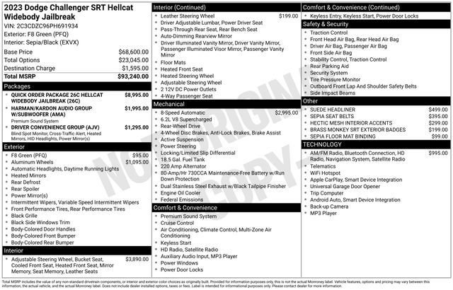 Used 2023 Dodge Challenger SRT Hellcat image 37