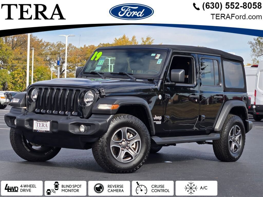Used 2019 Jeep Wrangler Unlimited Sport S