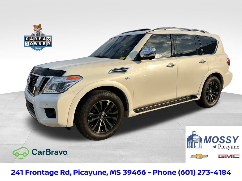 Certified 2019 Nissan Armada Platinum w/ Captain's Chairs Package