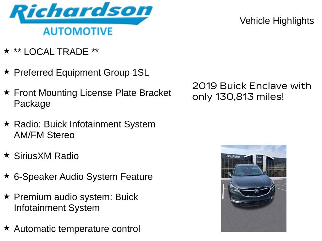 Used 2019 Buick Enclave Essence AWD/4WD image 11